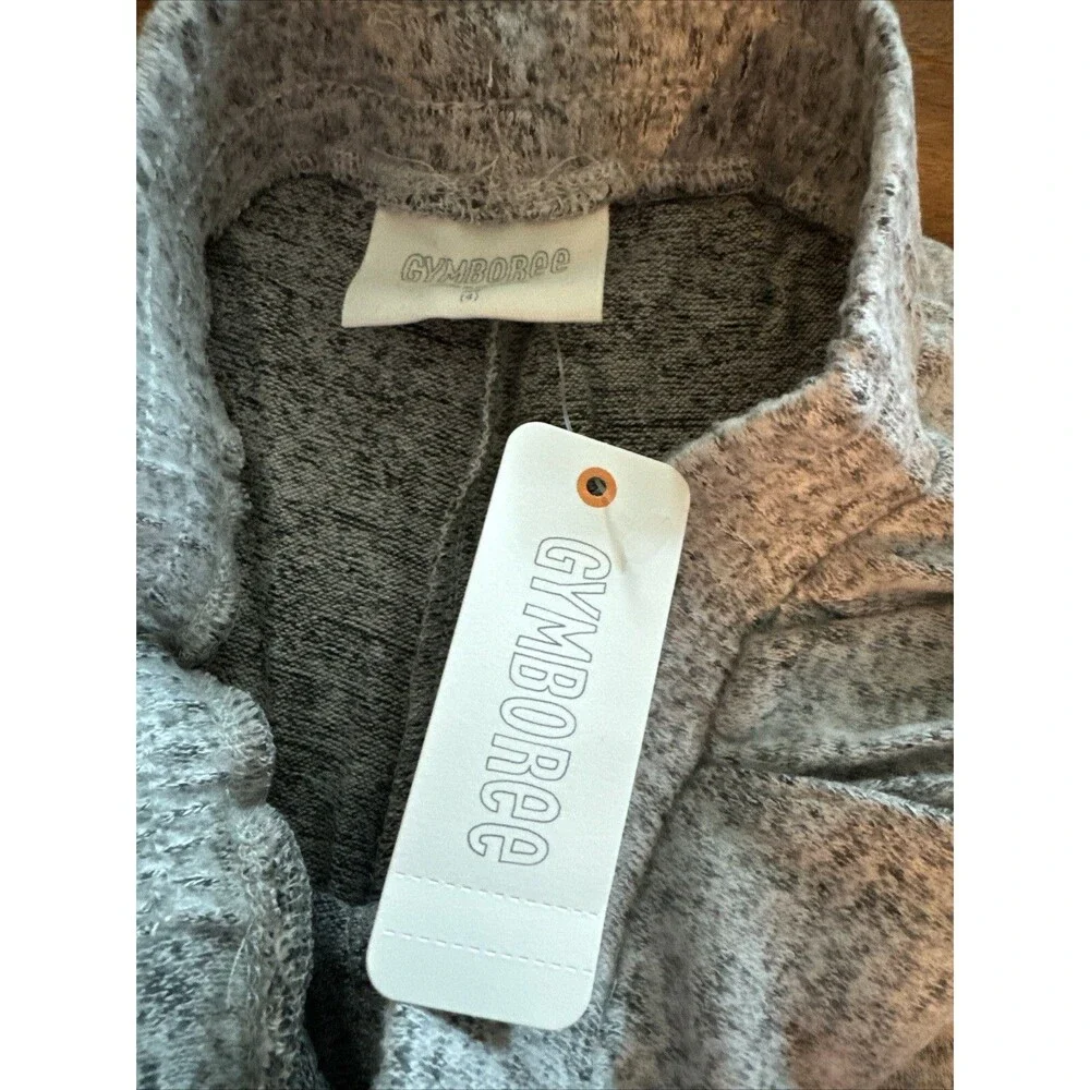 New Gymboree Gray Cozy Sweatpants Joggers Pants Play, Size 4